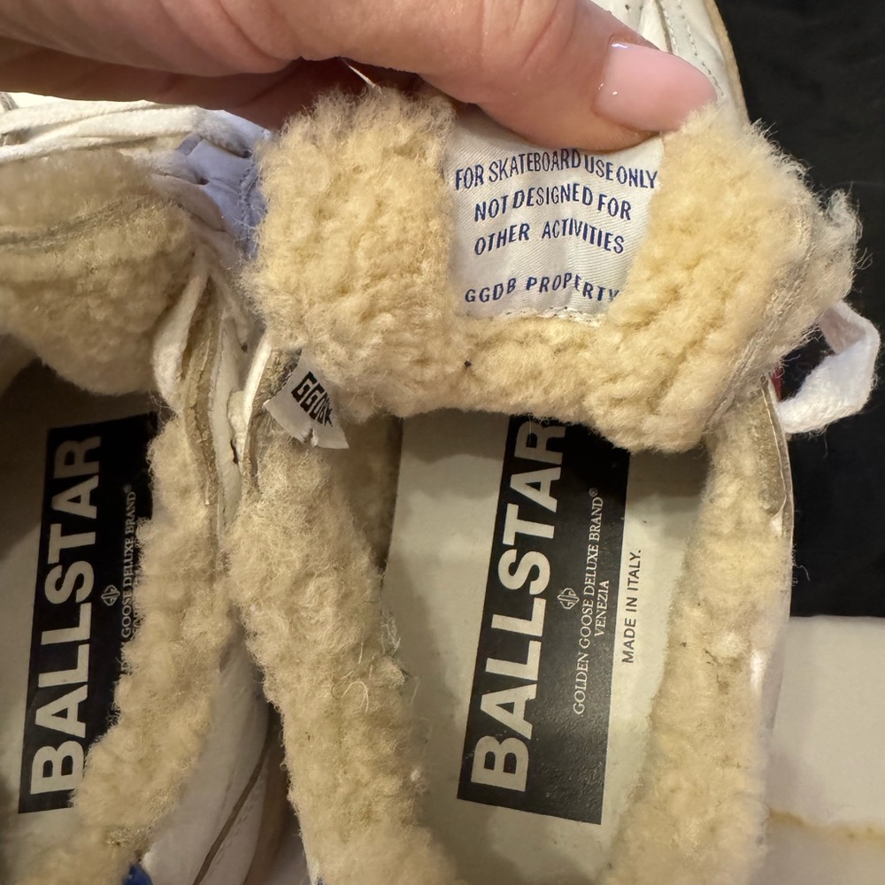 Golden Goose Ball Star Shearling New in Bag 7/7.5 - Picture 5 of 10